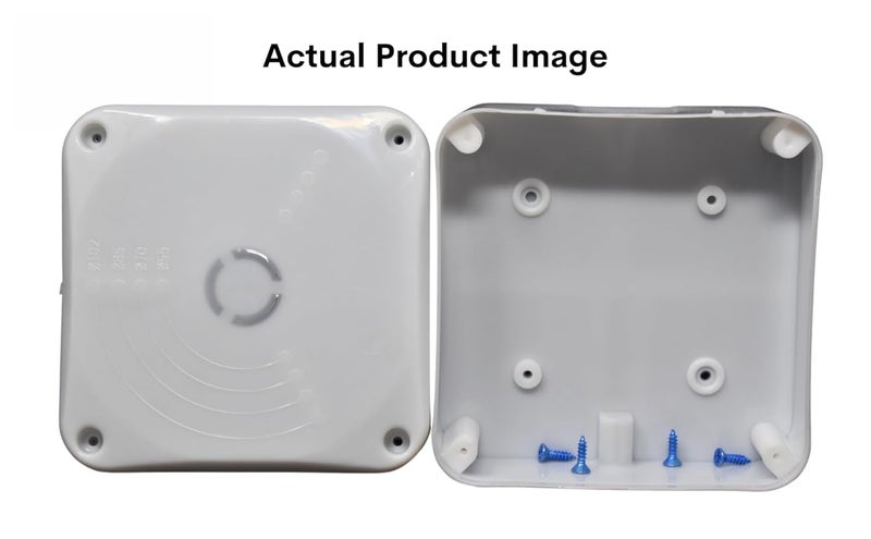 ELECTRA ZONE صندوق CCTV، صندوق PVC لتركيب الكاميرا مع مجموعة من 8 صواميل نحاسية - Image 4