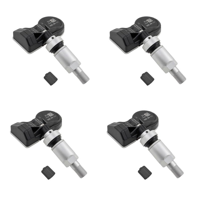 AUTO OCCASION مجموعة AUTO OCCASION 4 حزمة حساسات مراقبة ضغط الإطارات TPMS العالمية المبرمجة متوافقة مع جميع طرازات مرسيدس بنز من 2000-2023 433Mhz 315Mhz - Image 1