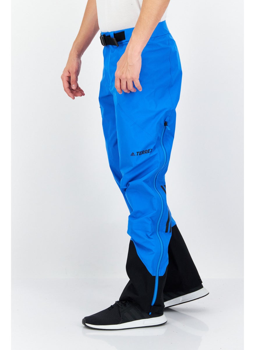 Adidas - Men Sportswear Fit Outdoor Track Pants, Blue - Image 1