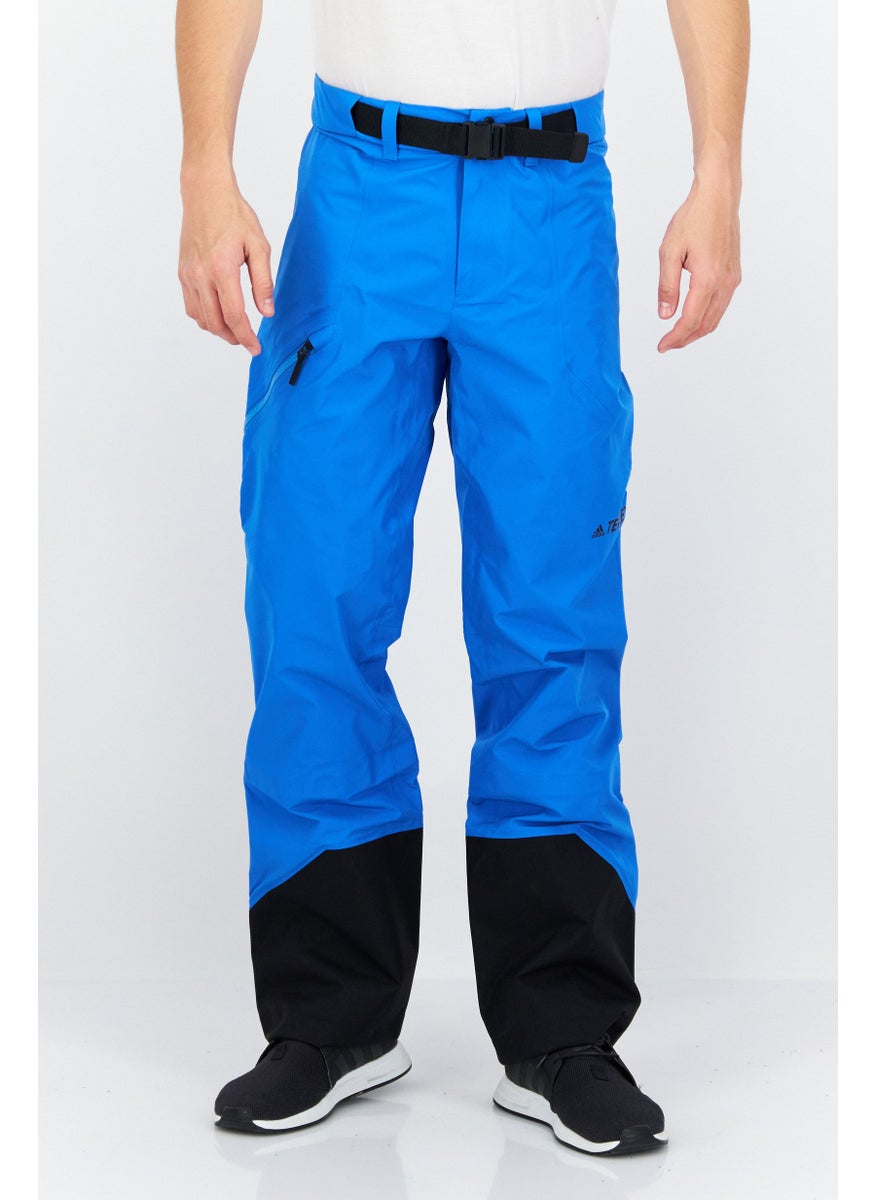 Adidas - Men Sportswear Fit Outdoor Track Pants, Blue - Image 1