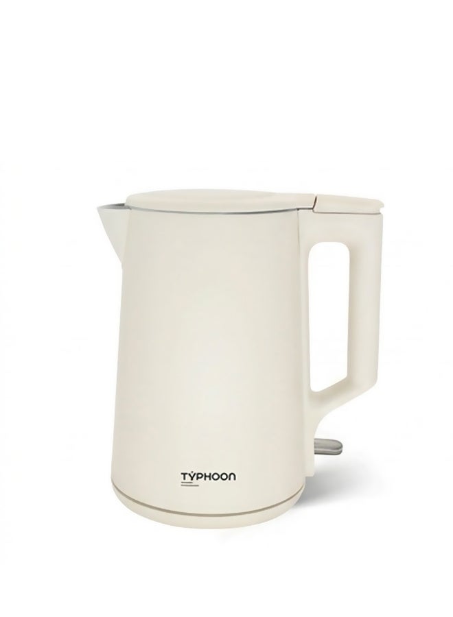 Typhoon Electric Kettle - 2000 Watts - 1.8 Liters - TY-01-009 OW - Off-white - Image 1
