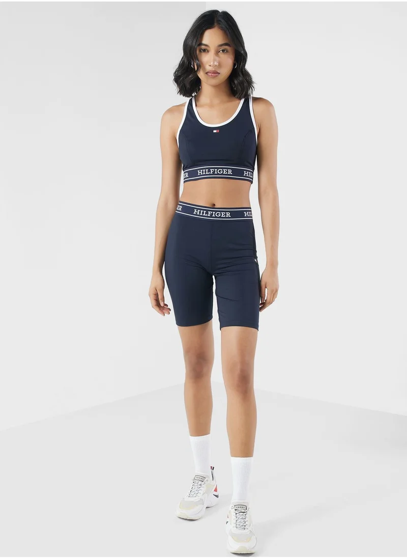 TOMMY HILFIGER Monotype Tape Fitted Shorts