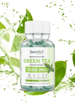 Bekdorf Green tea 1000 mg(Preservative Free)60 Capsules  - Image 1