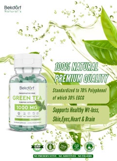 Bekdorf Green tea 1000 mg(Preservative Free)60 Capsules  - Image 2