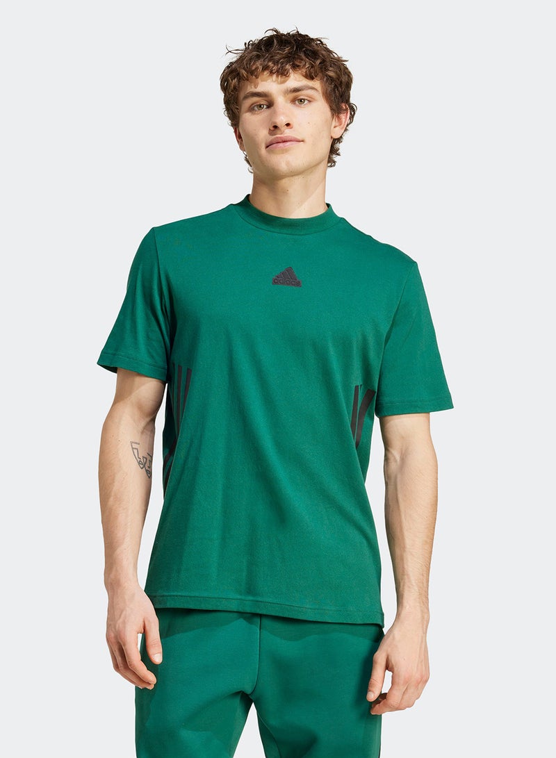Adidas - Future Icon 3 Stripe T-Shirt - Image 1