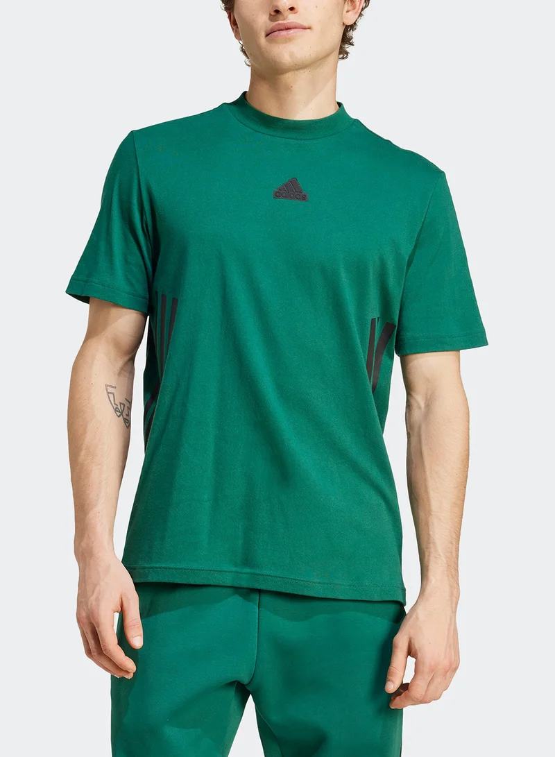 adidas Future Icon 3 Stripe T-Shirt