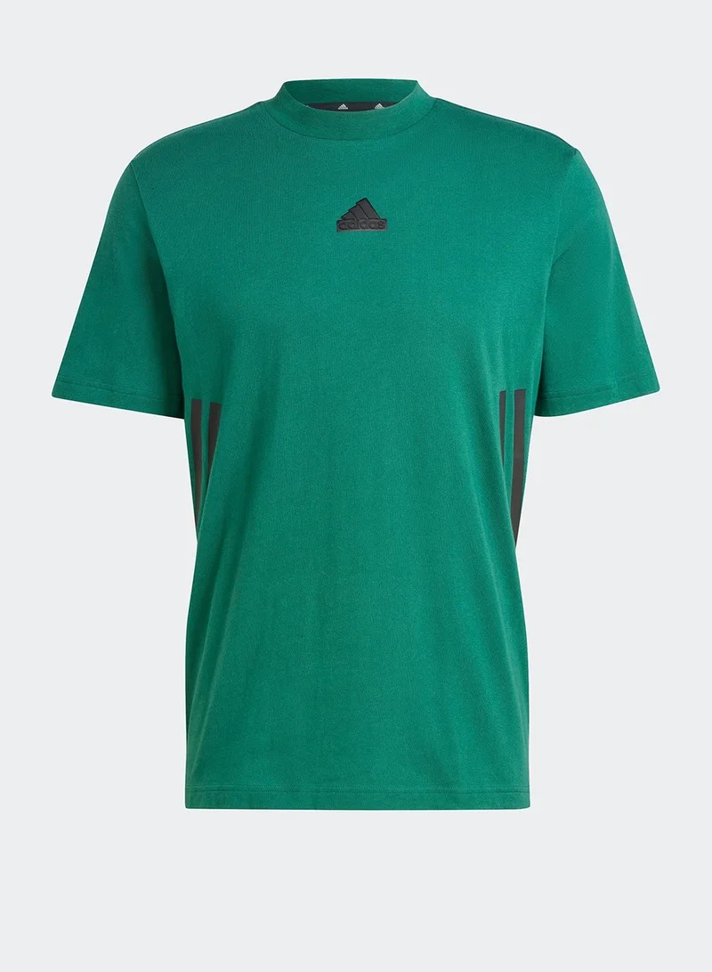 adidas Future Icon 3 Stripe T-Shirt