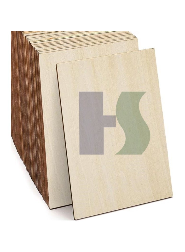 Unfinished MDF BOARD, 15 Pack Plywood Sheets for Crafts, Craft Wood Board for House Aircraft Ship Boat Arts and Crafts, School Projects, (150x100x2mm) - Image 5