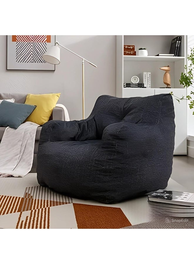 NZONE STORE Plush recliner sofa with a velvety feel and deep comfort - perfect for reading and everyday lounging - Grey