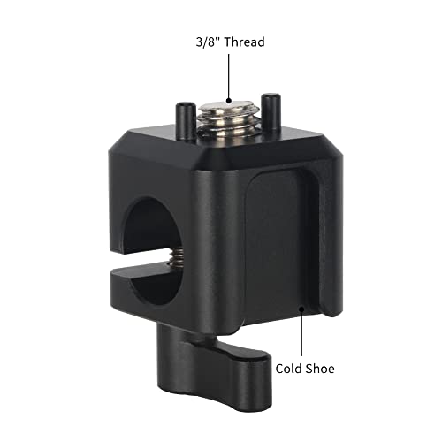 NICEYRIG 15mm Rod Holder to Cold Shoe Compatible with ARRI Thread Applicable for EVF Mount Follow Focus Microphone - 494 - Image 4