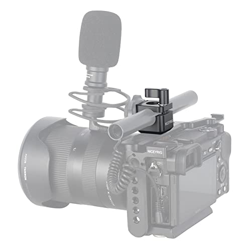 NICEYRIG 15mm Rod Holder to Cold Shoe Compatible with ARRI Thread Applicable for EVF Mount Follow Focus Microphone - 494 - Image 2