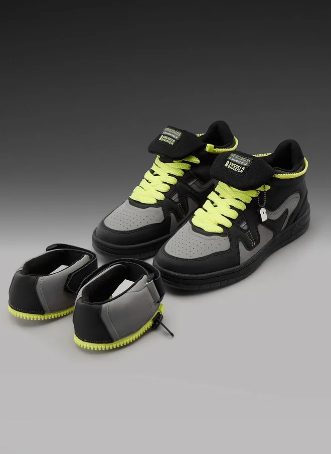 ذا سوليد ستور 2 in 1 Convertible High-Top Sneakers