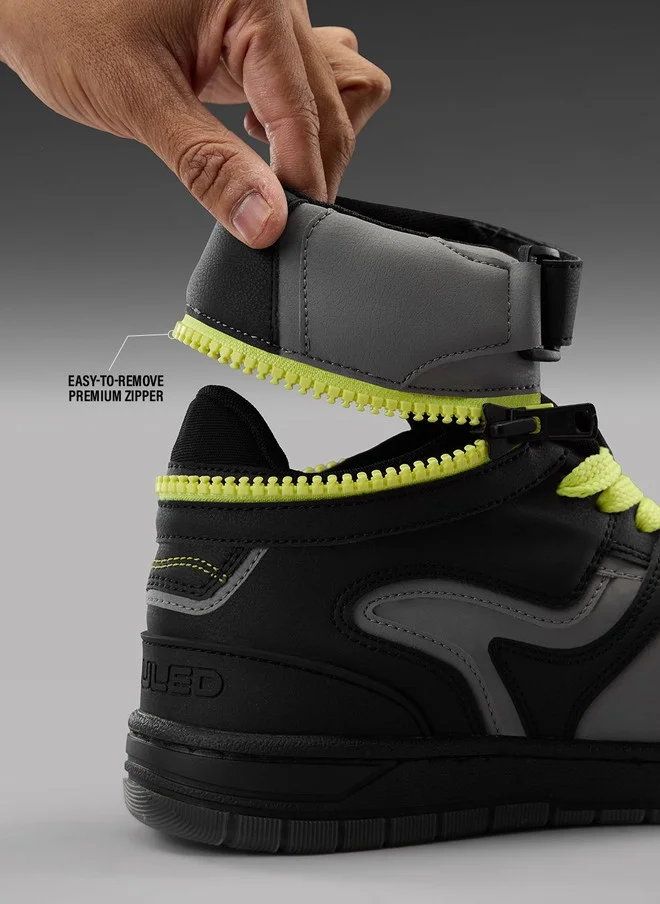The Souled Store  2 in 1 Convertible High-Top Sneakers  | Best Price UAE