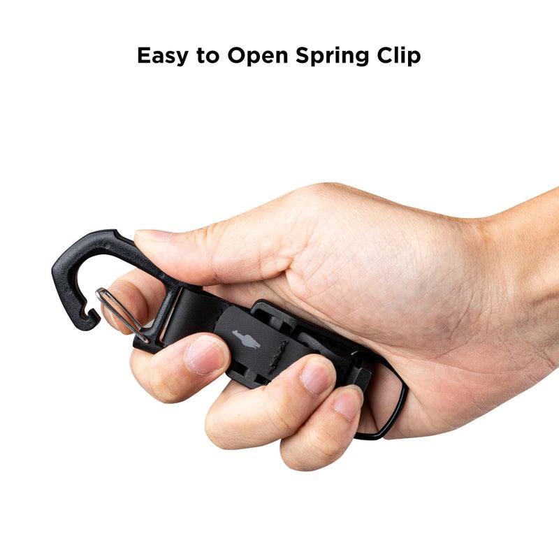 ALPAKA HUB Carabiner: Quick Release Keychain with Magnetic Belt Clip - EDC Carabiner for Keys - Tactical Gear & Backpack Accessories - Attach to ALPAKA Sling Bag, Belt Loops, and More - Image 5