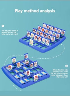YOUGE Who Is It Board Game Funny Guess Who Cards Game Guess Who I Am Family Guessing Games Toys Desktop Educational Game for Kid  - Image 5