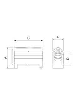 ترامونتينا صندوق أدوات احترافي بخمسة أدراج  - Image 3