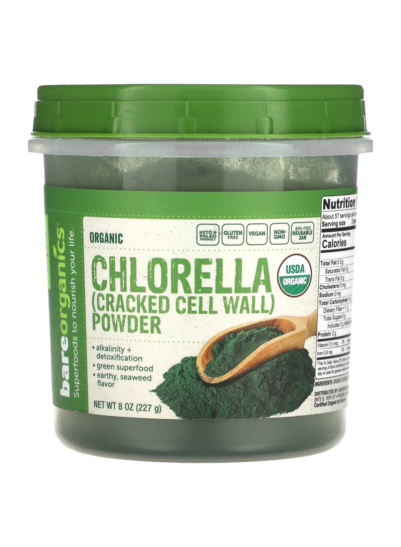 Organic Chlorella Powder, 8 oz (227 g)