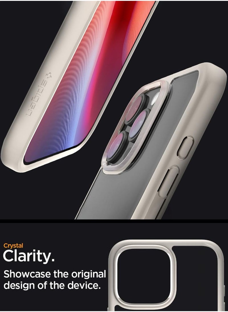 Spigen Ultra Hybrid iPhone 16 Pro Max Case Cover (2024) - Natural Titanium  - Image 3