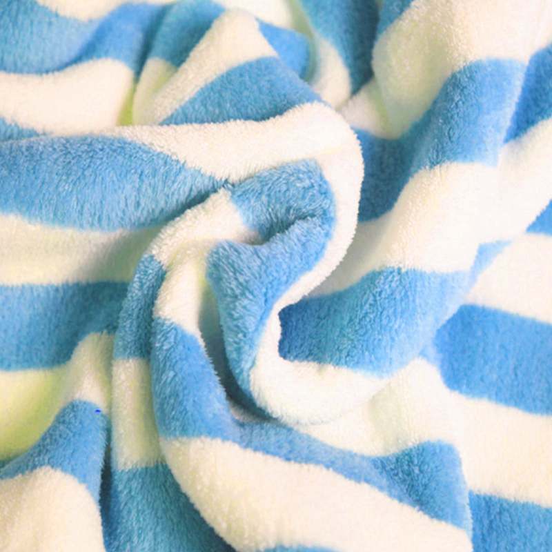 Super Soft Bath Towels 76x34cm Coffee Striped Bathroom Towels - 100% Polyester Absorbent Shower Towels for Home Hotel Gym Travel - Image 5