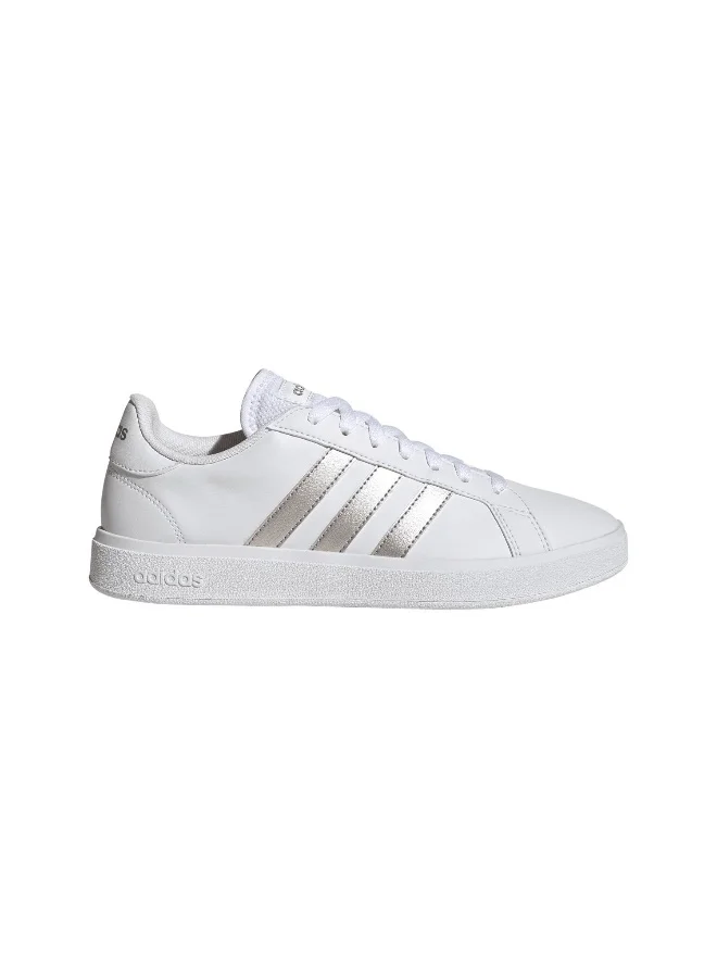 Adidas Adidas Grand Court Base 2.0 White Sportswear Shoes For Women 3.5