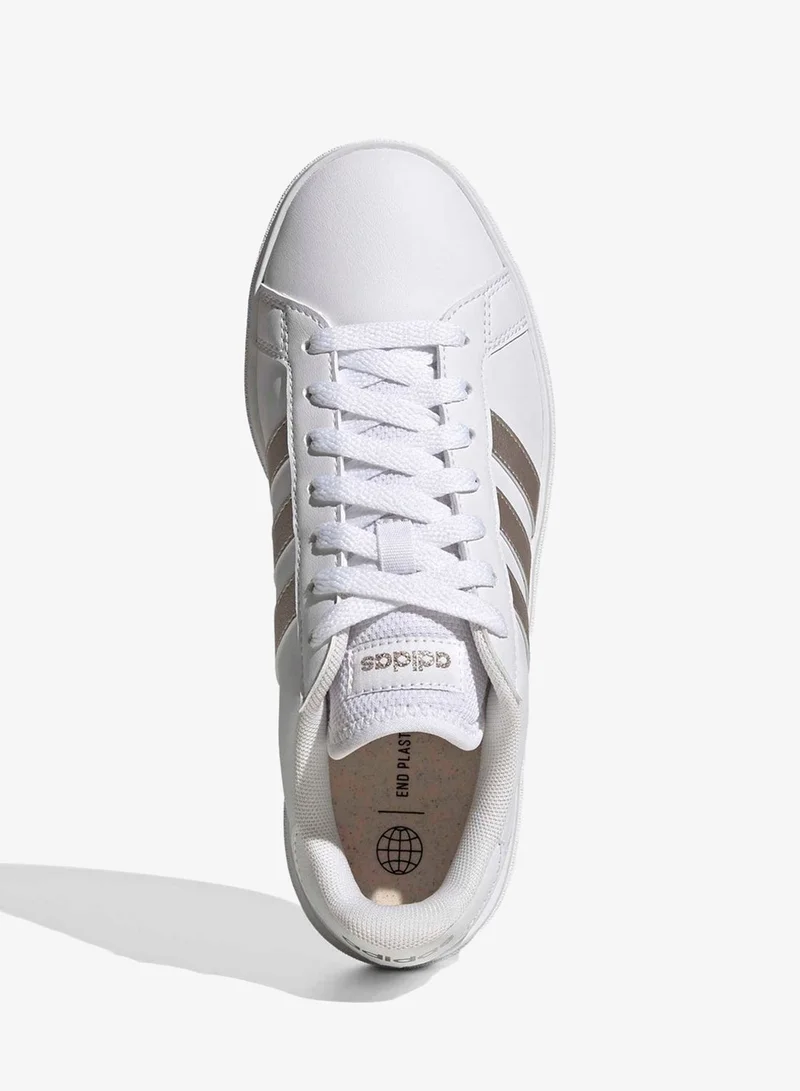 Adidas White Grand Court TD Lifestyle Court Casual Shoes for Women | Best Price UAE