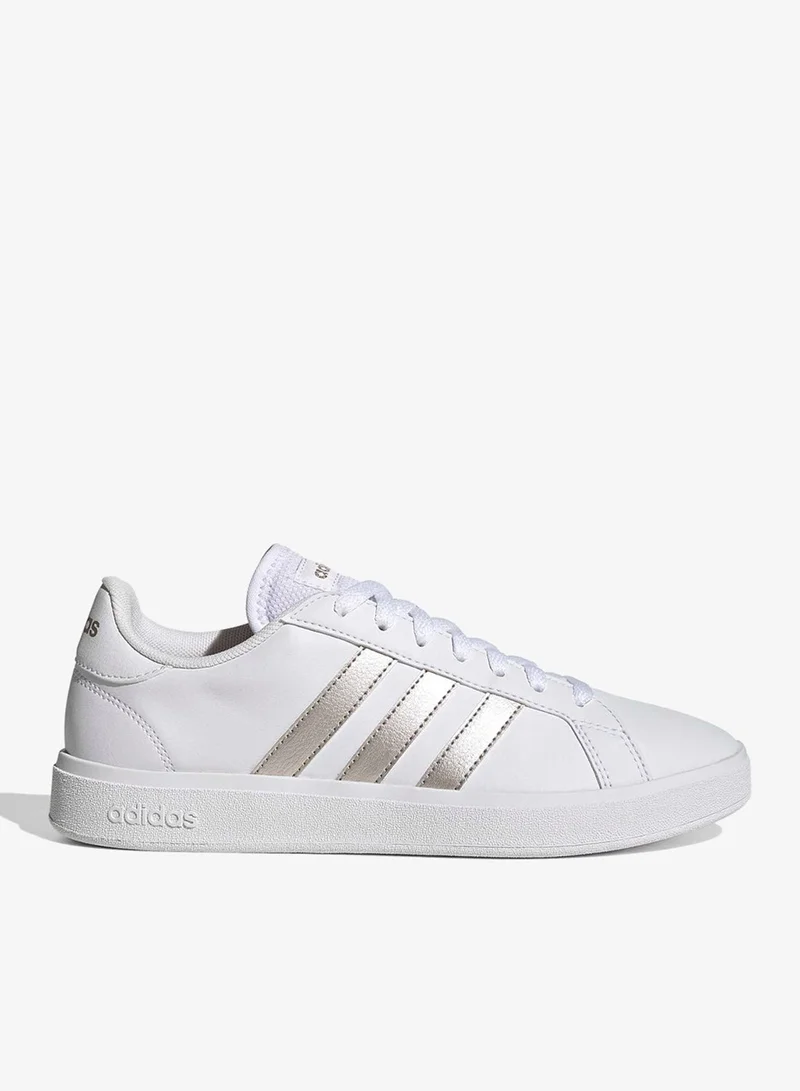 Adidas White Grand Court TD Lifestyle Court Casual Shoes for Women | Best Price UAE