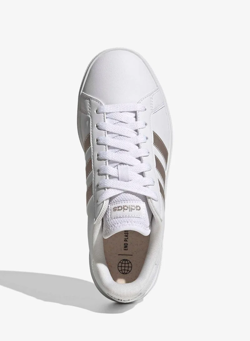 Adidas White Grand Court TD Lifestyle Court Casual Shoes for Women | Best Price UAE
