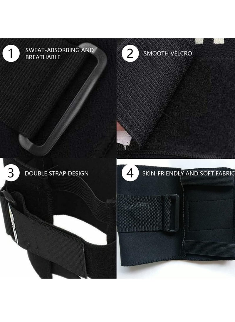 Excefore Knee Brace with Side Stabilizers & Patella Gel Pads, Adjustable Compression Knee Support Braces for Knee Pain, Meniscus Tear, Arthritis, Joint Pain Relief,Injury Recovery (M)  - Image 3