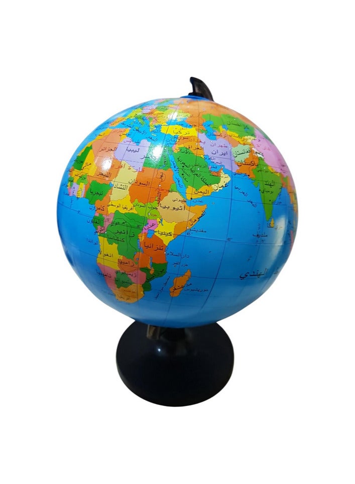 21.4 cm Arabic Educational Globe  - Image 1