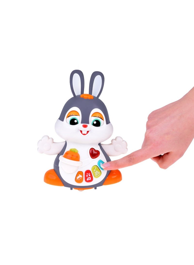 Hola Dancing Bunny - Interactive Toy with Music, Dancing, Flapping Ears, and Sound Effects, Promotes Crawling, Motor Skills, and Cognitive Development for Toddlers 12M+ - Image 4