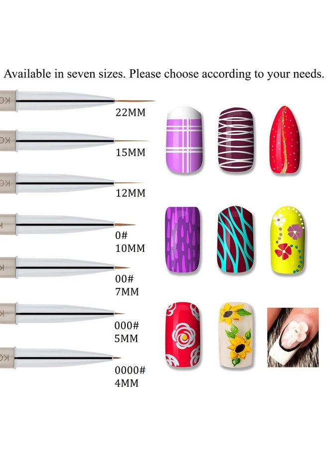 Beaute Galleria 1 Piece Kolinsky Sable Nail Art Liner Striping Brush For Thin Fine Line Drawing Detail Painting Striping Blending One Stroke Acrylic Nail Art Brush (Size 15Mm) - pzsku/Z1619561C02CE8C5B21AFZ/45/_/1719250994/494364db-7af5-4773-acf1-44ae65018ed1