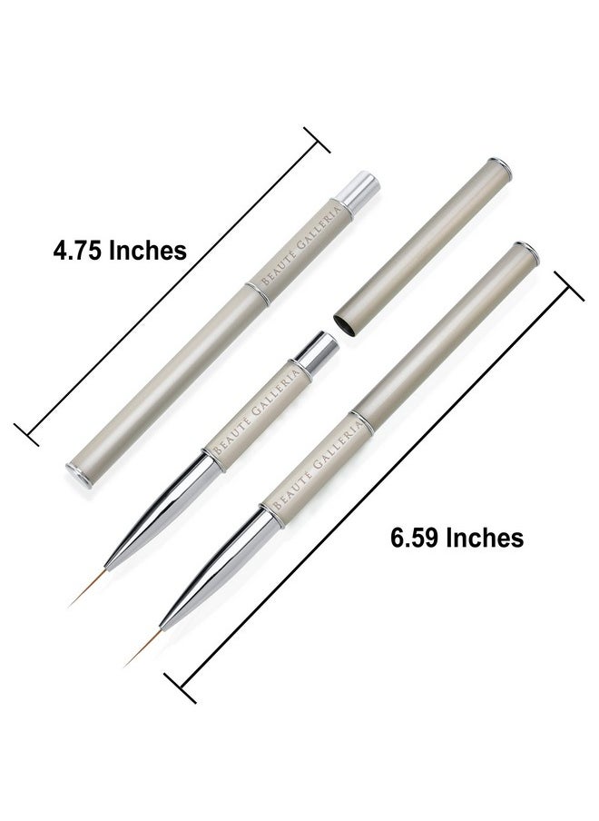 Beaute Galleria 1 Piece Kolinsky Sable Nail Art Liner Striping Brush For Thin Fine Line Drawing Detail Painting Striping Blending One Stroke Acrylic Nail Art Brush (Size 15Mm) - pzsku/Z1619561C02CE8C5B21AFZ/45/_/1719251400/8d0d117b-ebe3-4c38-9bb4-bd2516076874