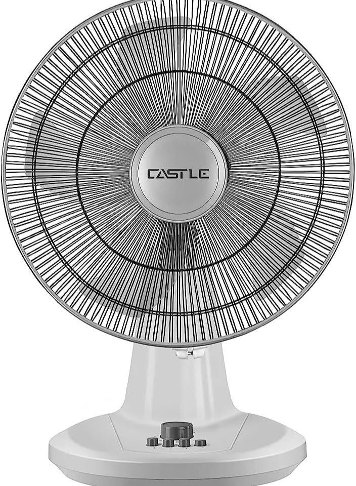 كاسيل مروحة مكتب، 18 بوصة، 6 ريشة، 3 سرعات، FAT 7018 - رمادي