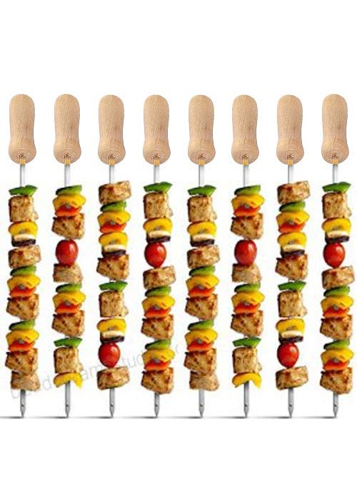 Geico-master Geicomaster Charcoal GrillPortable BBQ65892 Lightweight Simple Grill for Outdoor CookingCamping Picnics TravelBarbecue Grill with 8 Skewers 1 Grill 1 Tong Large Charcoal Grill  - Image 3