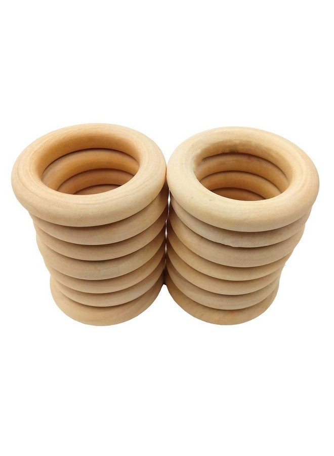 Alenybeby 30Mm Natural Wooden Ring Unfinished Solid 1.18In Wood Rings Circle For Ring Pendant And Connectors Jewelry Making Craft  - Image 5