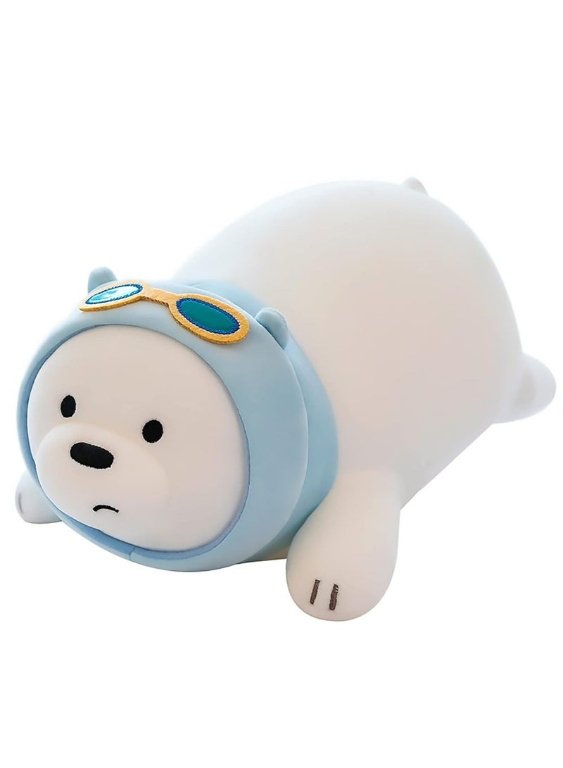 Polar Bear Plush Toy, 35cm Stuffed Animal Throw Plushie Pillow Doll, Soft fluffy Friend Hugging Plushie - Present for Every Age  Occasion - Image 1