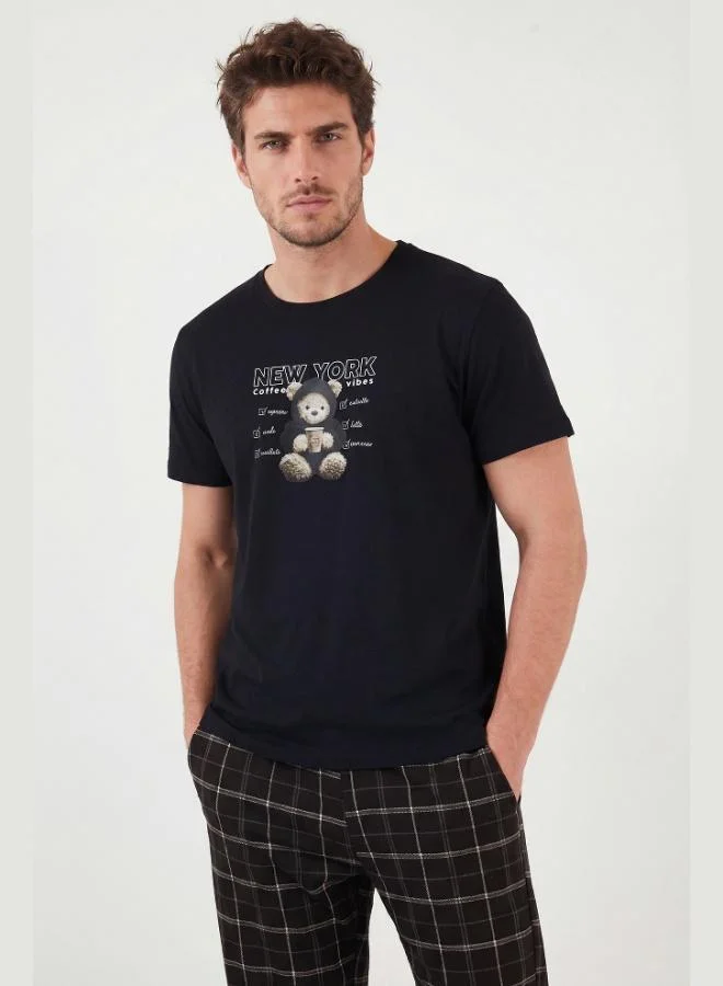 Buratti  Buratti Cotton Regular Fit Printed Pajama Set for Men PAJAMA SET 6096165 for Men | Best Price UAE