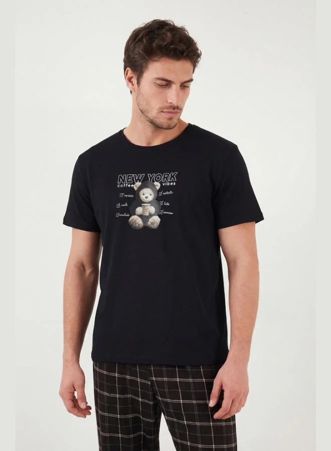 Buratti  Buratti Cotton Regular Fit Printed Pajama Set for Men PAJAMA SET 6096165 for Men | Best Price UAE