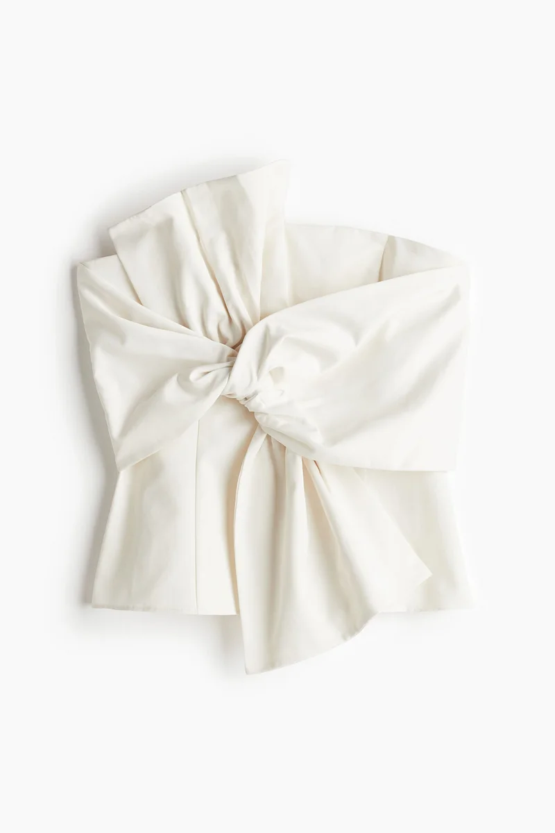H&M Bow-front bandeau top