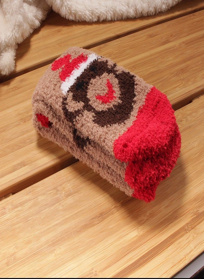 بامبو إم إن جوارب نسائية من بامبو إم إن، فائقة النعومة والدفء، مصنوعة من الألياف الدقيقة، بتصميم حيواني، رقم 07 قرد، عبوة اقتصادية من 3 أزواج - Image 2