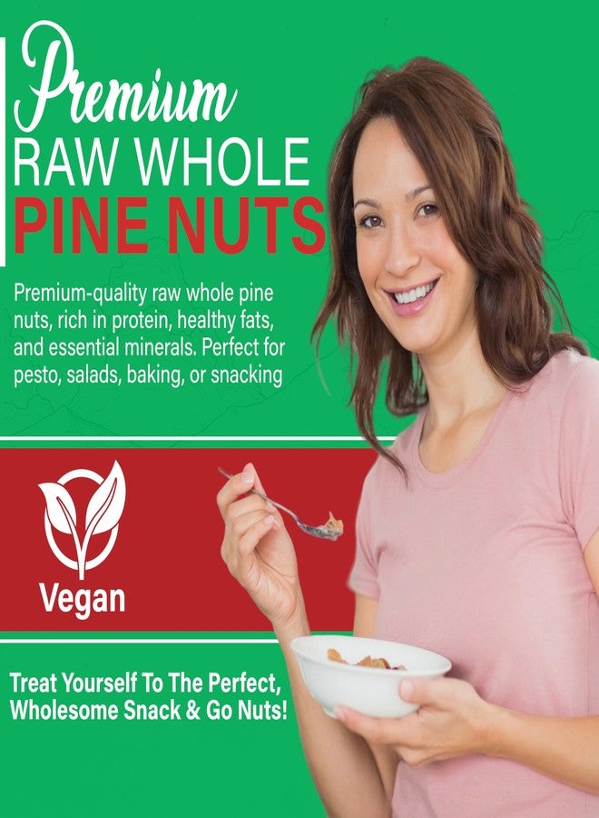 We Got Nuts - Raw Whole & Natural Pine Nuts 3 Lbs (48oz)– Premium Quality Fresh Kosher Pine Nuts - Natural & Healthy Snack – Great For Cooking, Pesto, Salads & More - Image 5