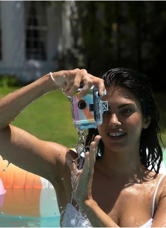 SUNNY LIFE Underwater Pool Camera – Pastel Gelato | Waterproof Disposable Film Camera for Beach, Pool, Vacation & Outdoor Fun, Film Camera for Kids & Adults