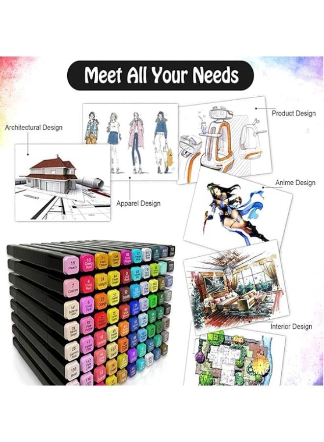 80 Color Marker Set - Image 3