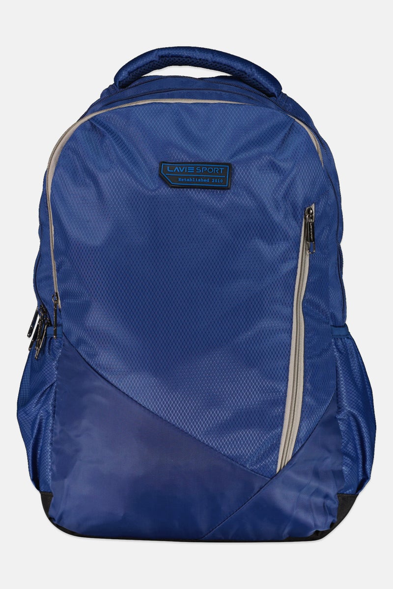 Lavie Men Brand Logo Backpack, Blue - Image 1