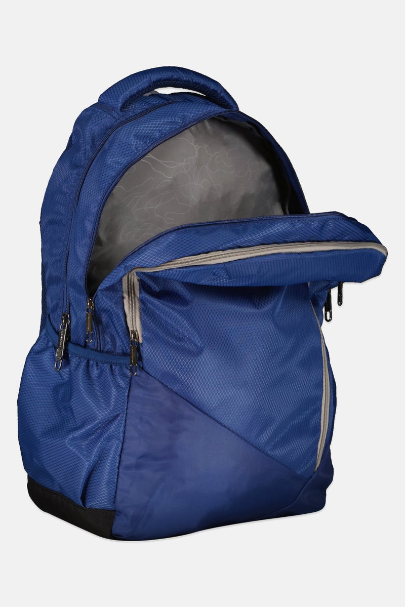 Lavie Men Brand Logo Backpack, Blue - Image 3