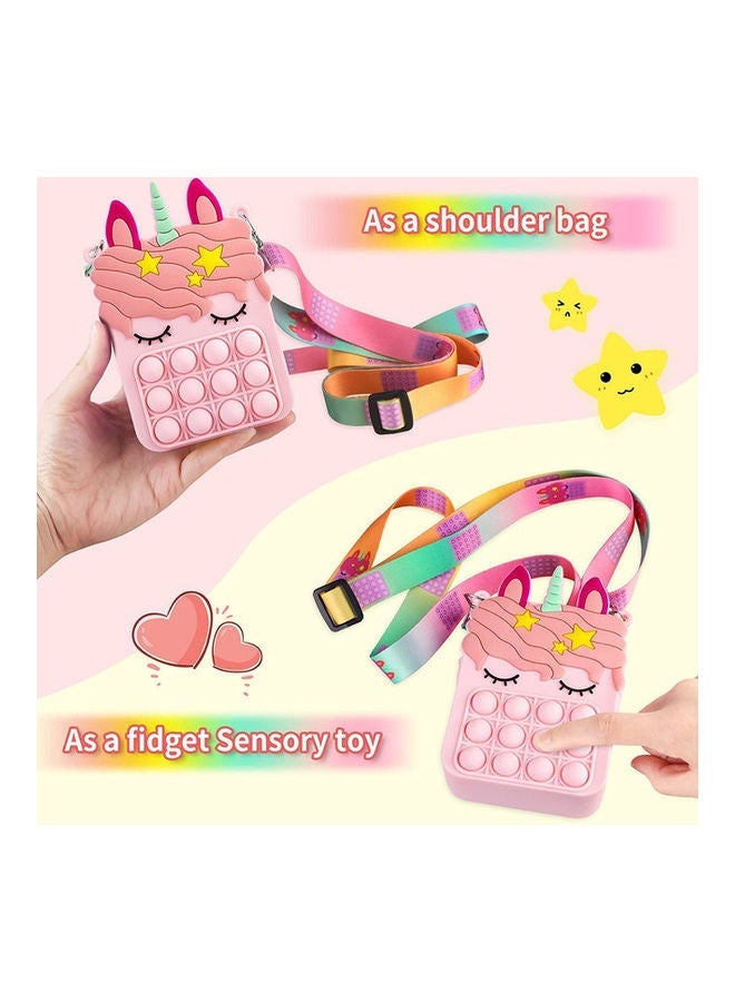 NIBEMINENT Pop Fidget Shoulder Bag For Girls 13.5x8.5x4cm - Image 3