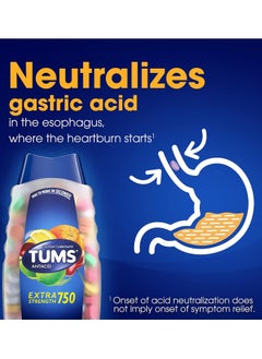 TUMS Antacid Chewable Assorted Fruit Flavors - 330 Count  - Image 3