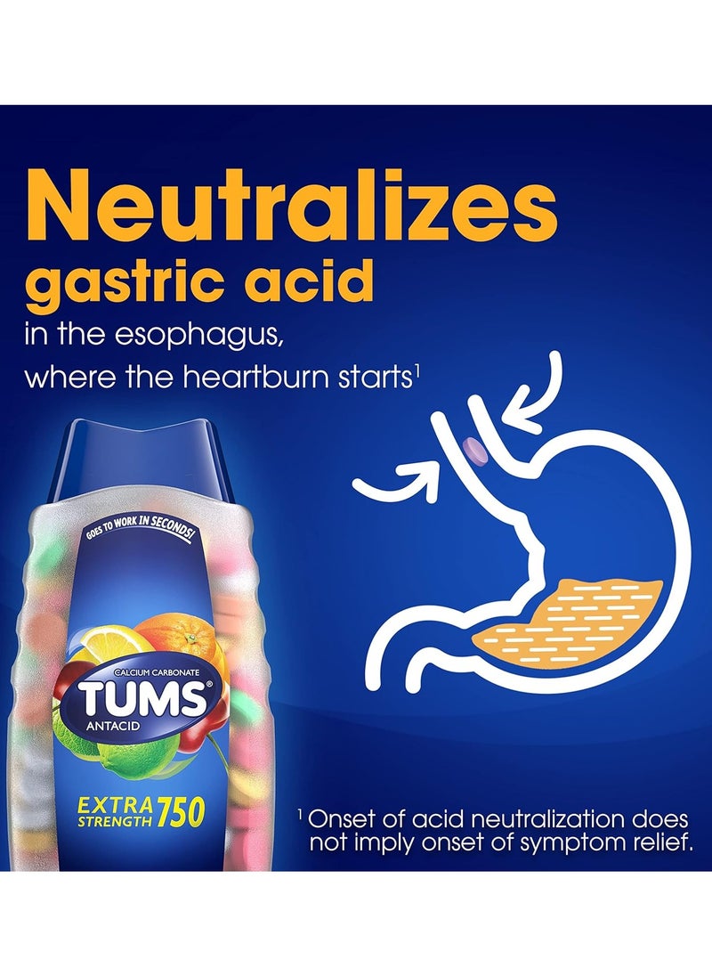 TUMS - Antacid Chewable Assorted Fruit Flavors - 330 Count - Image 1
