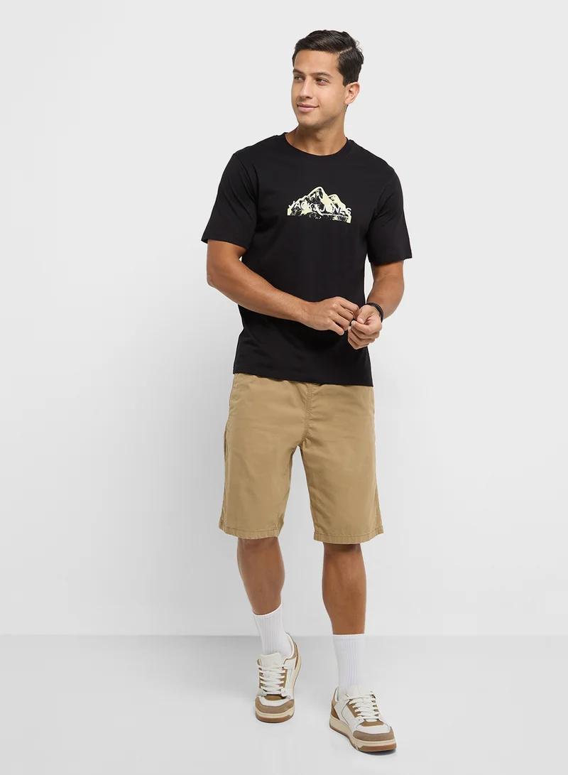 JACK & JONES Jcomountain Graphic Short Sleeve T-Shirt