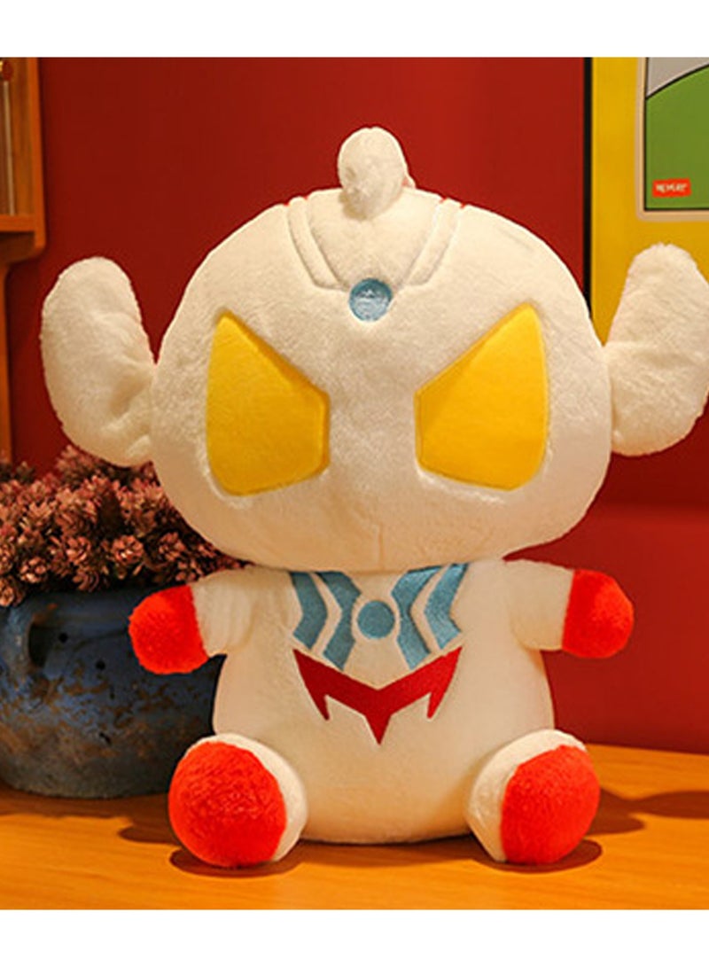 35 CM Cute Cartoon Ultraman Plush Toy Soft Stuffed Doll For Girls And Boys All Ages Gift  - Image 3